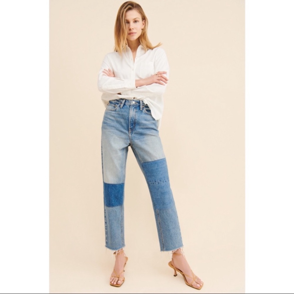 Urban outfitters BDG patchworkDenim straight jean